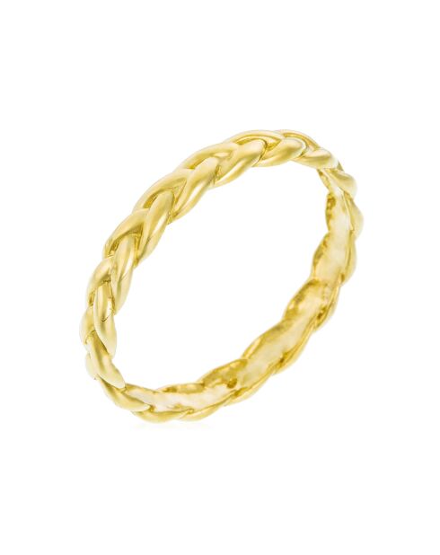 Gedrehter Ring aus Gelbgold