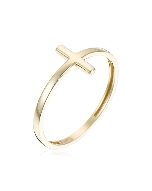 Bague Croix or jaune