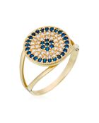 Ring aus Viskose in Gelbgold