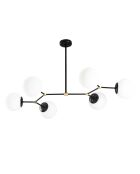 Lustre Damar noir/blanc - 100x58x80 cm