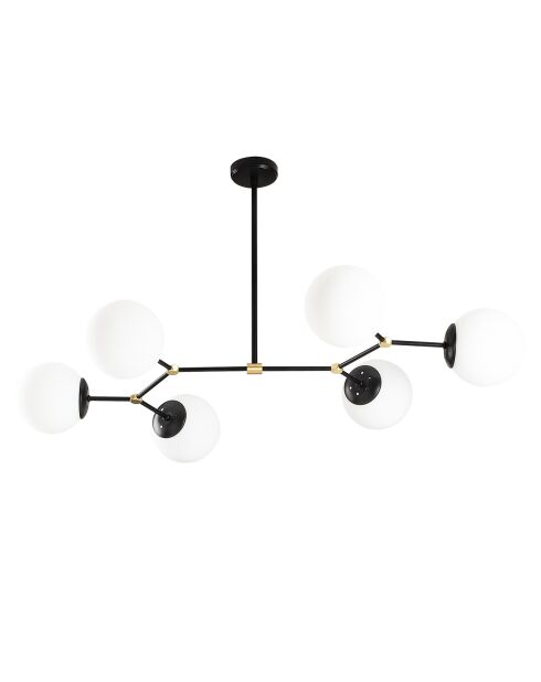 Lustre Damar noir/blanc - 100x58x80 cm