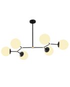 Lustre Damar noir/blanc - 100x58x80 cm