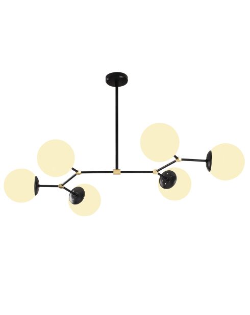 Lustre Damar noir/blanc - 100x58x80 cm
