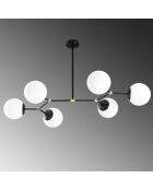 Lustre Damar noir/blanc - 100x58x80 cm