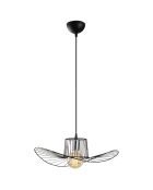 Suspension Tel noire - 49x110 cm