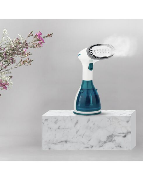 Défroisseur vapeur blanc/bleu - 1500W
