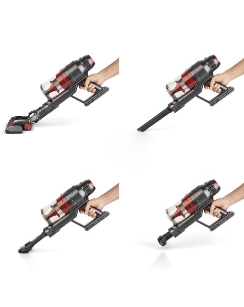 Aspirateur 2-en-1 sans fil FullPower  UPX18 rouge/noir - 220W