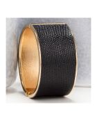 Manchette  Reptil noire