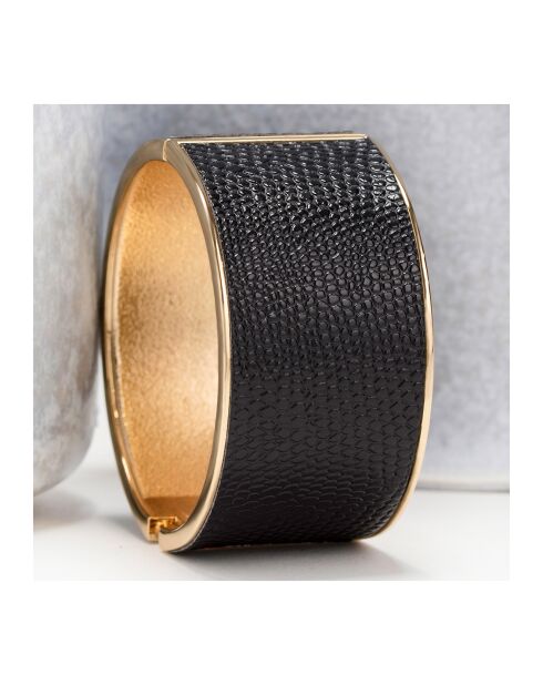 Manchette  Reptil noire