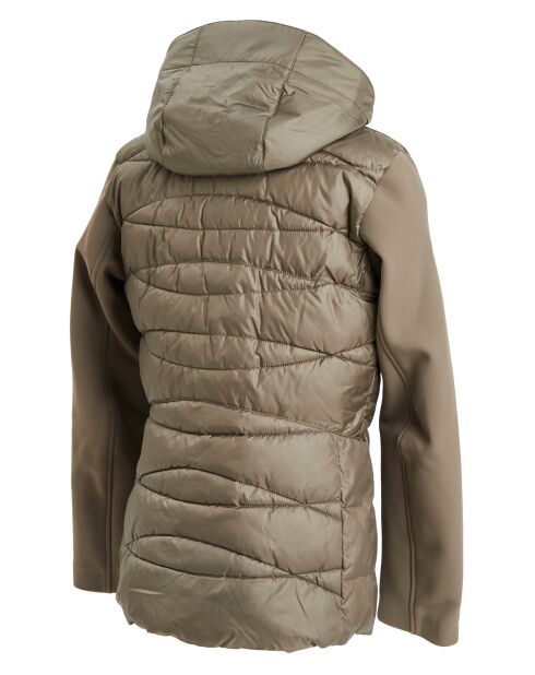 Veste Brenva bi-matière kaki foncé