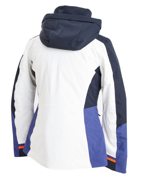 Veste de Ski Croche blanc/bleu/orange