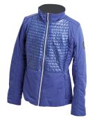 Veste bi-matière Miage cobalt