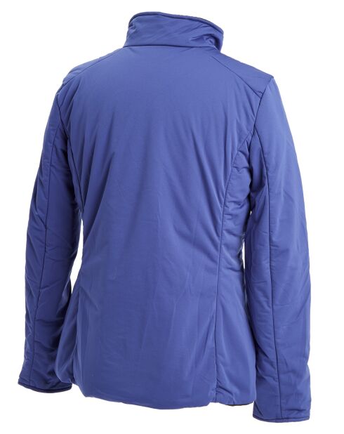 Veste bi-matière Miage cobalt