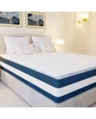 Surmatelas 5 cm Mirabeau blanc - 140x190 cm