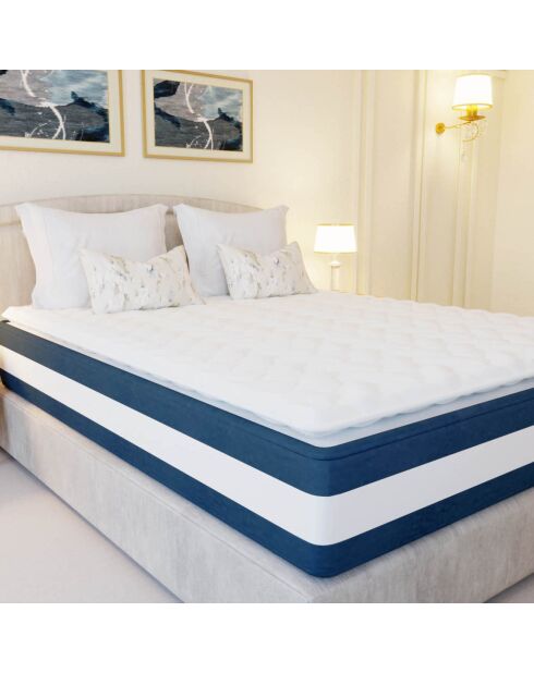 Surmatelas 5 cm Mirabeau blanc - 90x200 cm