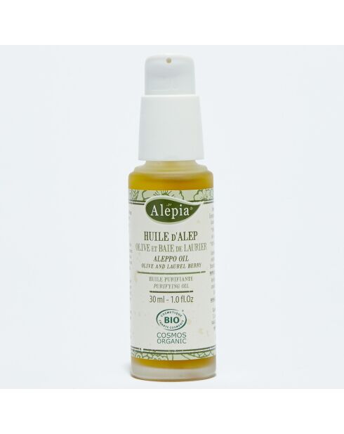 Huile d'Alep Olive & Laurier BIO Purifiant - 30 ml