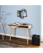Bureau Carmen chêne - 105x55x79 cm