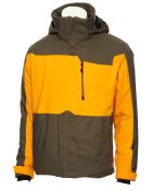 Veste de ski Brevent jaune/kaki