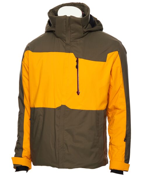 Veste de ski Brevent jaune/kaki