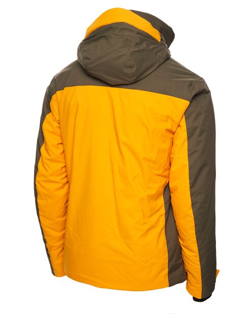 Veste de ski Brevent jaune/kaki