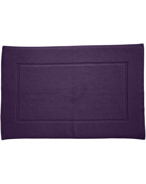 Tapis de bain aubergine - 50x80 cm