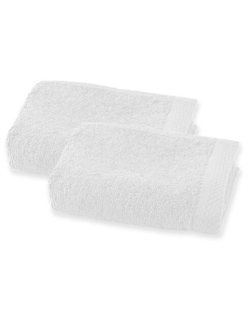 2 servilletas blancas para invitados - 50x30 cm