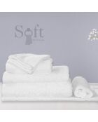 Serviette de toilette blanche - 50x100 cm