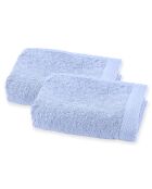 2 servilletas de invitados azul cielo - 50x30 cm