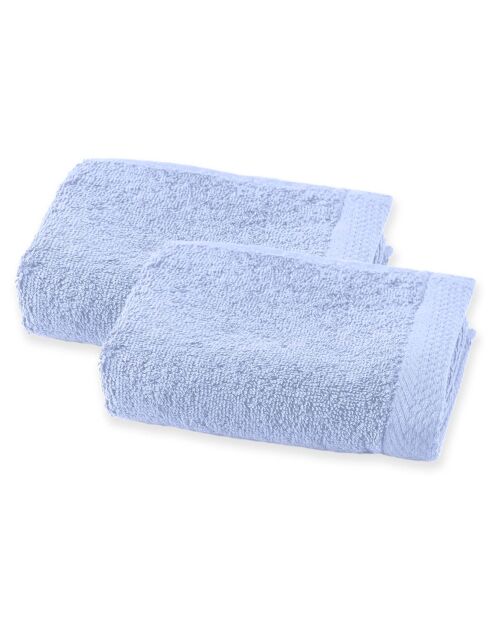 2 servilletas de invitados azul cielo - 50x30 cm