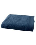 Drap de bain bleu jean - 100x150 cm