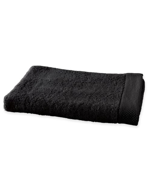 Serviette de toilette noire - 50x100 cm