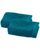 2 tovaglioli per ospiti a petrolio - 50x30 cm