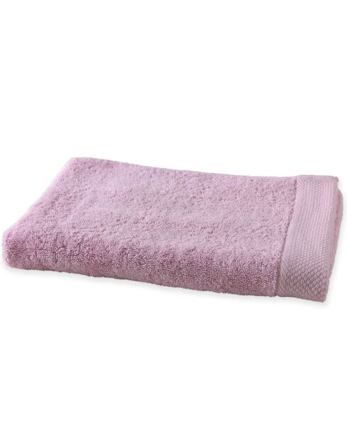 Serviette de toilette rose poudré - 50x100 cm