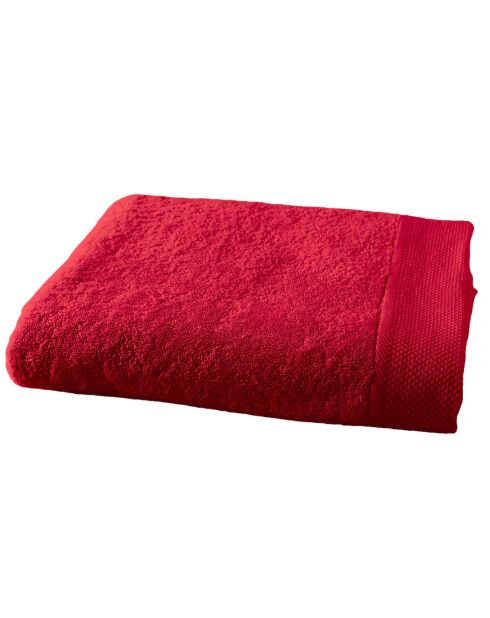 Drap de bain rouge - 100x150 cm