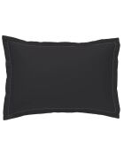 Taie d'oreiller  100% Satin de Coton anthracite
