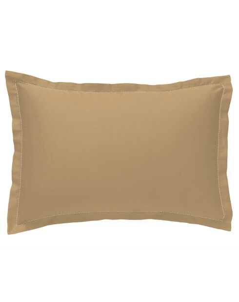 Taie d'oreiller  100% Satin de Coton ficelle
