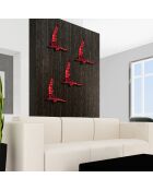 Sculpture Plongeur rouge - 33x34x14  cm