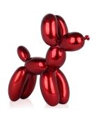 Sculpture Pop Art Chien rouge - 55x52x23  cm