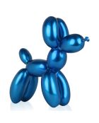 Sculpture Pop Art Chien bleue - 55x52x23  cm