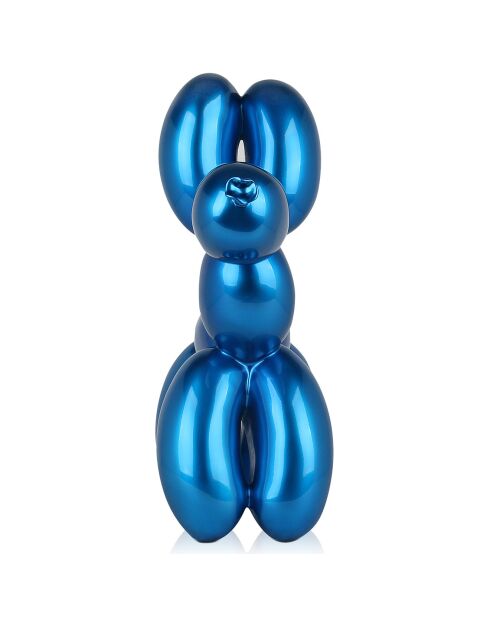 Sculpture Pop Art Chien bleue - 55x52x23  cm