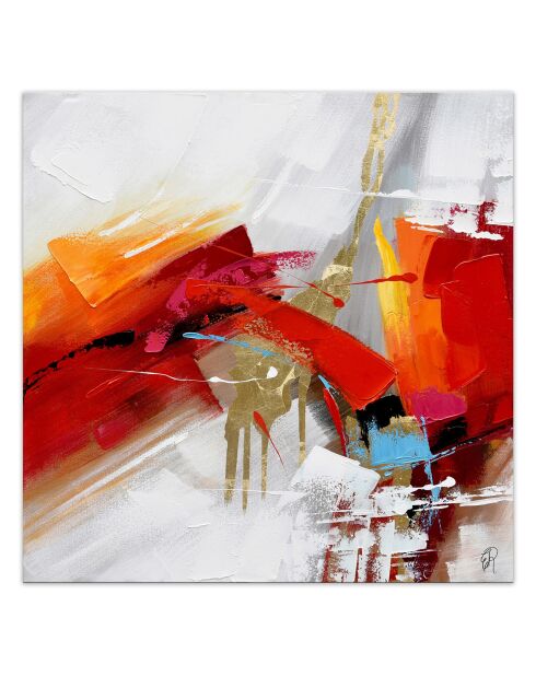 Tableau Abstrait multicolore - 103x103  cm