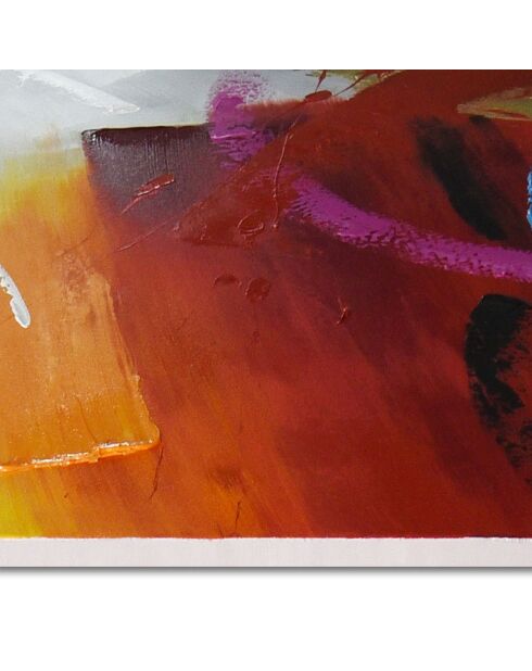 Tableau Abstrait multicolore - 103x103  cm