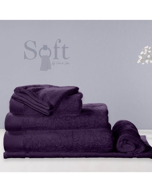 Aubergine douchelak - 70x140 cm