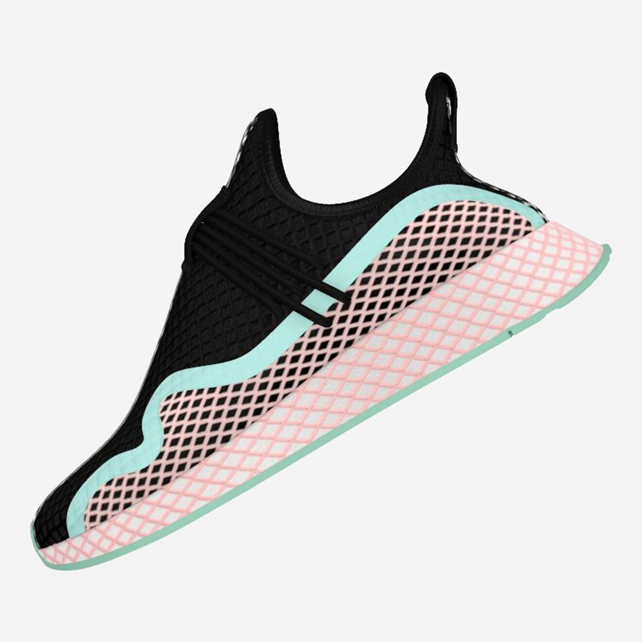 adidas deerupt noir et rose
