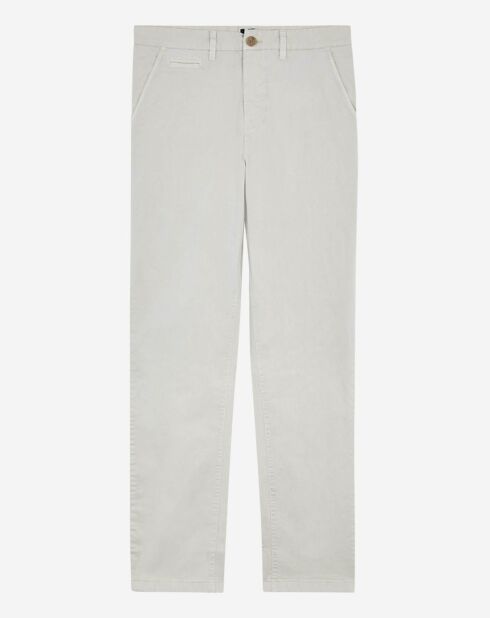Pantalon chino Gabard uni beige