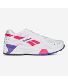 Baskets Aztrek blanc/rose/violet