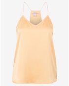 Top Bretelle Elastique orange