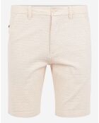 Bermuda Oca motif pois blanc