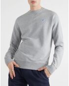 Sweat Basic Uni gris chiné