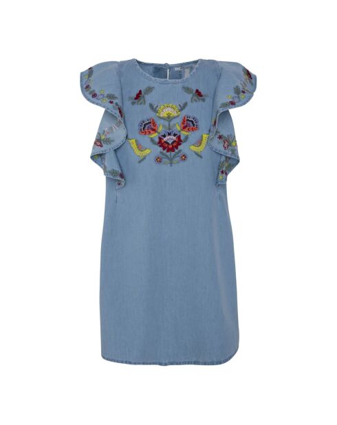 Robe Jayla en jean bleue